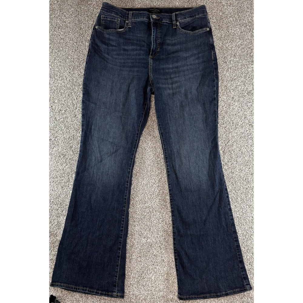 Banana Republic High Rise Bootcut Jeans Womens 32/14 Blue Flared